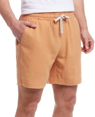 Weatherproof Vintage Men's Drawstring Linen Blend Shorts