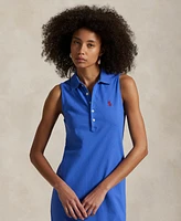 Polo Ralph Lauren Women's Stretch-Cotton Sleeveless Dress