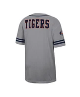 Colosseum Men's Gray Auburn Tigers Free Spirited Baseball Jersey
