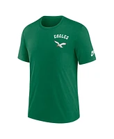 Nike Men's Kelly Green Philadelphia Eagles Rewind Team Excite 2-Hit Tri-Blend T-Shirt