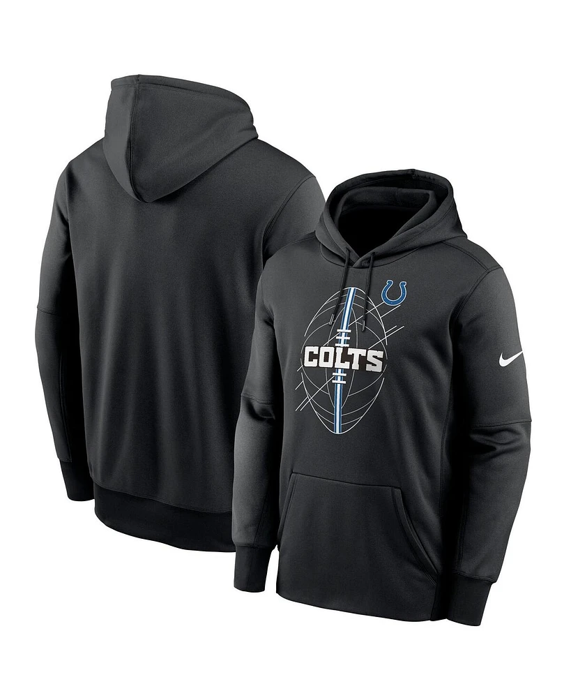 Nike Men's Black Indianapolis Colts Performance Fleece Pullover Hoodie