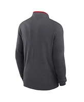 Nike Men's Anthracite Arizona Wildcats Victory Basketball Performance Half-Zip Pullover Hoodie