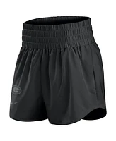 Nike Women's Black Georgia Bulldogs Performance One High-Rise Shorts