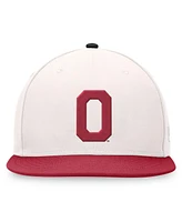 Top of the World Men's White/Cardinal Oklahoma Sooners Logo Adjustable Hat