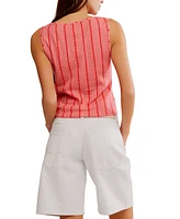 Free People Women's Tilly Cotton Printed Vest