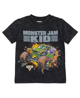 Monster Jam Toddler Boys Vintage Wash Matching Family T-Shirt
