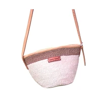 Life Top Handcrafted Sisal Straw Crossbody Bag