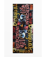 Desigual Women's Cat letters scarf