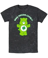Care Bears Men's Luck Bear Short Sleeve T-Shirt