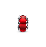 Pandora Sterling Silver Christmas Magic Murano Glass Charms