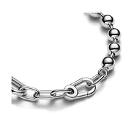 Pandora Sterling Silver Sparkling Bead Link Chain Bracelet
