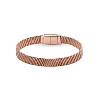 Pandora Gold-Plated Reflexions Long Clasp Pave Bracelet