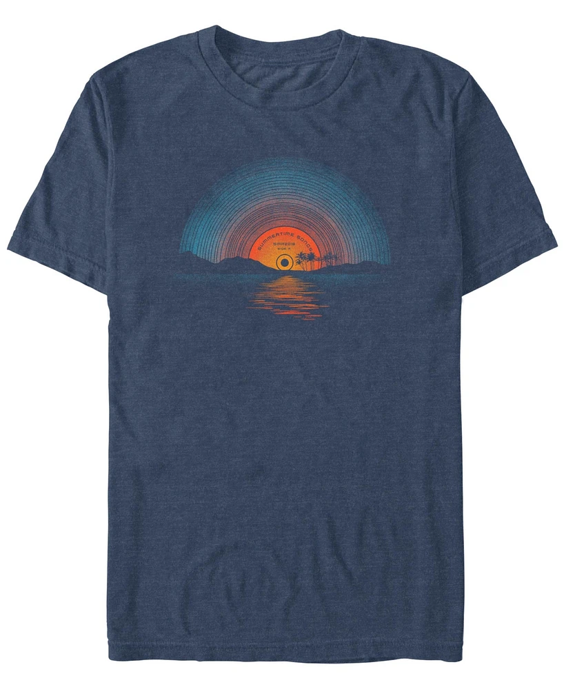 Design By Humans Men's Sound of Summer Short Sleeve T-Shirt