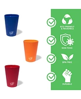 Shot Glasses: 6 pk - Classic Colors - Rd, Bl, Gn, Bk, Icicle