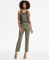 Anne Klein Women's Pull-On Urban Stretch Ankle Pants