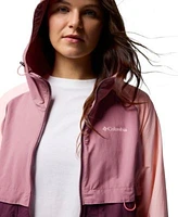 Columbia Womens Spire Valley Windbreaker Rolling Bend Graphic Tee Chill River Skort