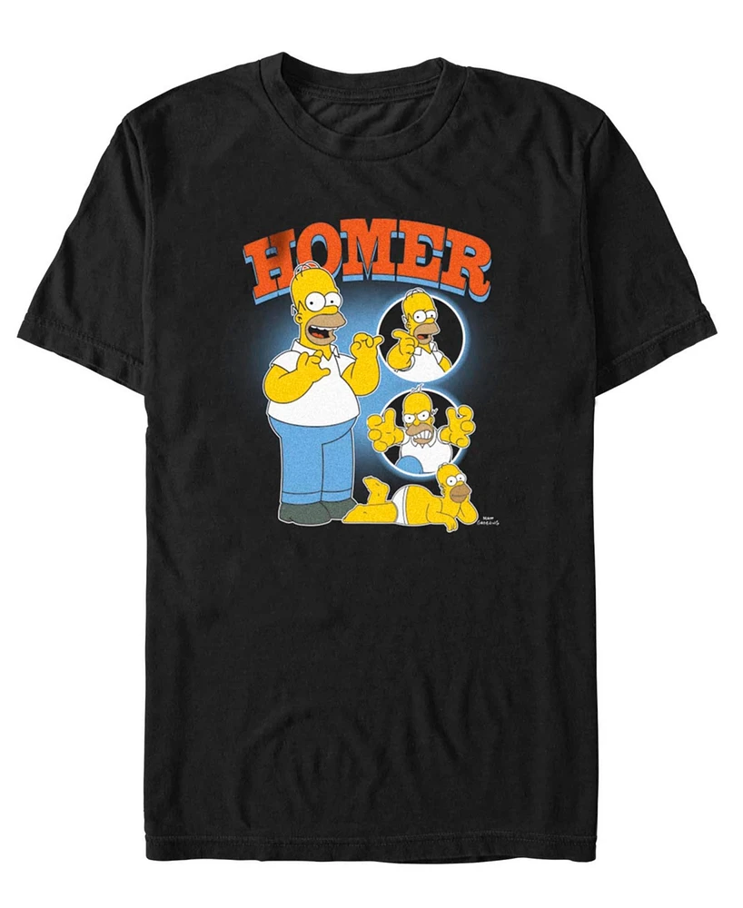 The Simpsons Men's Multiple Homers Short Sleeve T-Shirt