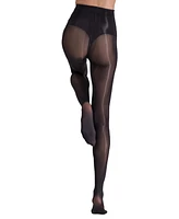 Lechery Women's Lustrous Silky Shiny 40 Denier Semi-Opaque High-Waist Pantyhose Tights SKU11003