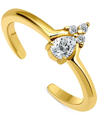 Giani Bernini Cubic Zirconia Cluster Toe Ring, Exclusively at Macy's