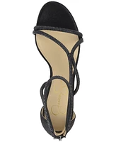 Jessica Simpson Women's Shiny Rhinestone Block-Heel Dress Sandals