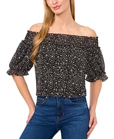 CeCe Women's Short-Sleeve Off-The Shoulder Blouse