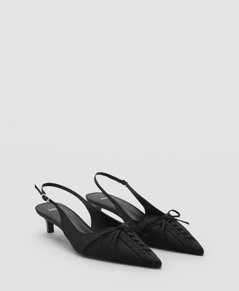 Mango Women's Kitten Heel Shoe