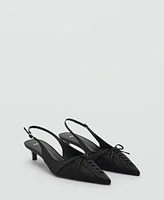 Mango Women's Kitten Heel Shoe