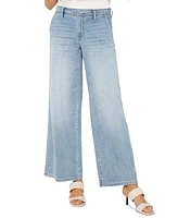 Liverpool Los Angeles Women's Weekender Mid-Rise Wide-Leg Jeans