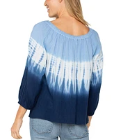Liverpool Los Angeles Women's Cotton Tie-Dyed Top