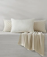 Dkny Pure Border Embroidery Decorative Pillow, 14" x 20"