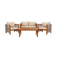 Roya 4 Pc Outdoor Living Set