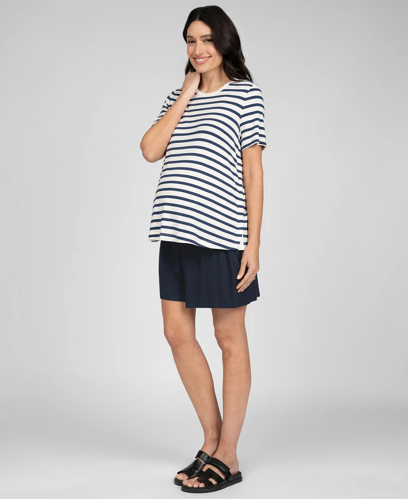Seraphine Women's Maternity Short Sleeve Nursing T-Shirt