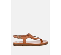 Torad Thong Toe Cut-Out Flats