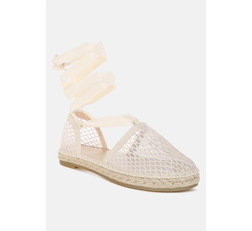Sonara Mesh Flat Espadrille Sandals
