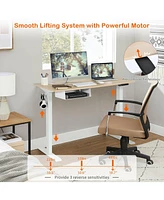 48 Inches Electric Standing Adjustable Desk with Control Panel and Usb Port