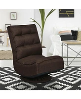 5-Position Folding Floor Gaming Chair