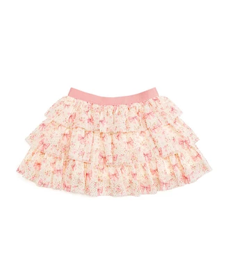 Sweet Wink Little and Big Girls Ditsy Floral Petal Tutu Skirt