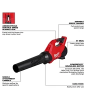 Milwaukee 3017-20 M18 Fuel 18V Brushless Cordless Handheld Blower - Tool Only