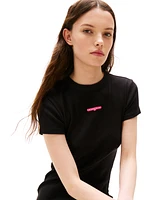 Tommy Jeans Women's Script Logo Ribbed Mini Dress