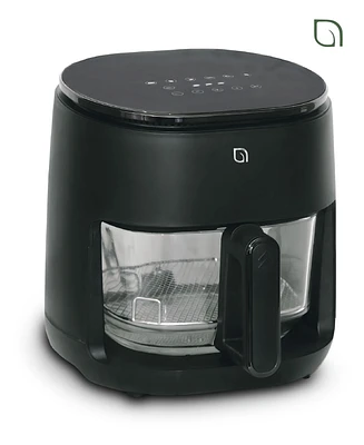Willow Kitchen 5QT Digital Glass Air Fryer - Self-Cleaning, Touch Screen, Healthier Frying, Watch Your Food Cook