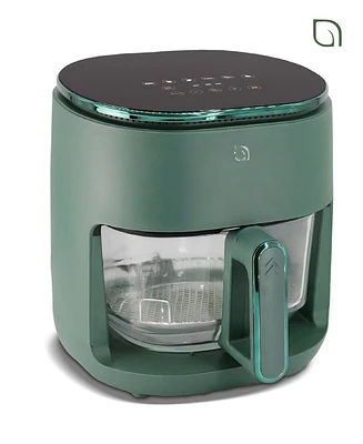 Willow Kitchen 5QT Digital Glass Air Fryer - Self-Cleaning, Touch Screen, Healthier Frying, Watch Your Food Cook