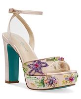 Betsey Johnson Women's Viven Jeweled Platform Dress Sandals