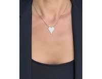 Rivka Friedman 18K Gold Clad Elongated Heart Necklace