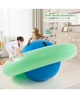 7.5-Ft Inflatable Dome Rocker - 6 Handles, Kids Bouncer