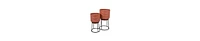 Modern Metal Planters with Stands, Set of 2 – Sleek Design for Home & Office Decor