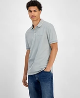 A|X Armani Exchange Men's Regular-Fit Tipped Polo Shirt