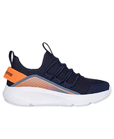 Skechers Little Boys' Go Run Elevate Slip-On Stretch Lace Athletic Sneakers from Finish Line