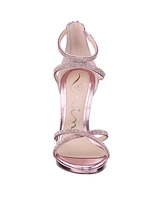 Nina Women's Ryann Almond Toe Strappy Platform Sandals