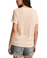 Lucky Brand Women's Feeling Peachy Classic Crewneck T-Shirt