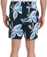 Cubavera Men's Classic-Fit Tropical Floral 7" Drawstring Shorts